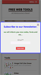 Mobile Screenshot of free-web-tools.com