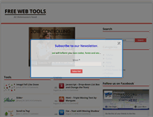 Tablet Screenshot of free-web-tools.com